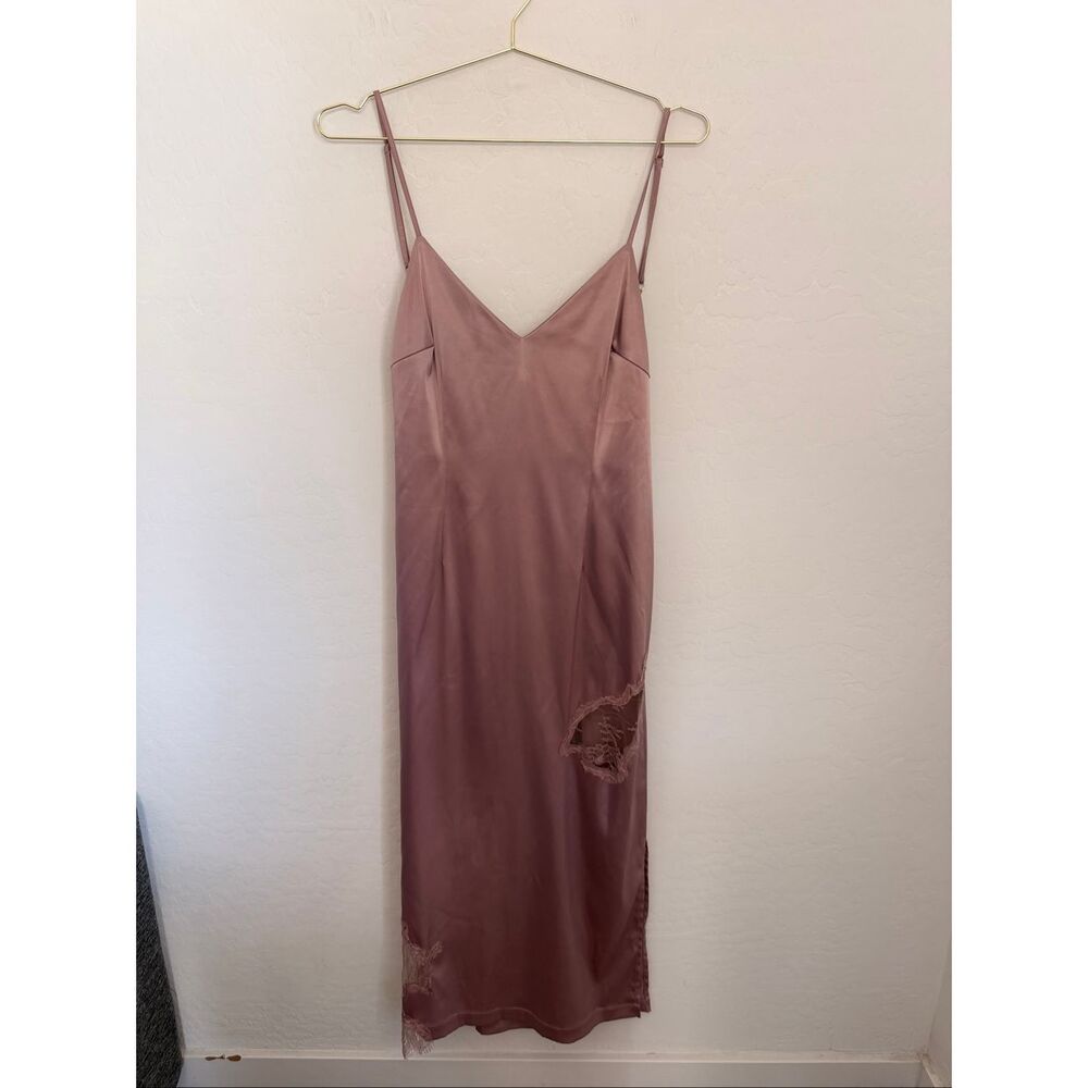 Allina Liu Calla Blush Pink Slip Dress Size 6